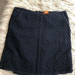 Blue mini skirt sz 2